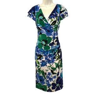 Lauren, Ralph Lauren Floral Ruched Dress